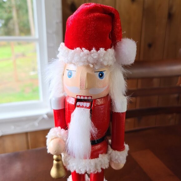 Christmas Nutcracker Soldier Wooden Statue Holiday Santa Decor Table Decoration - Picture 3 of 13